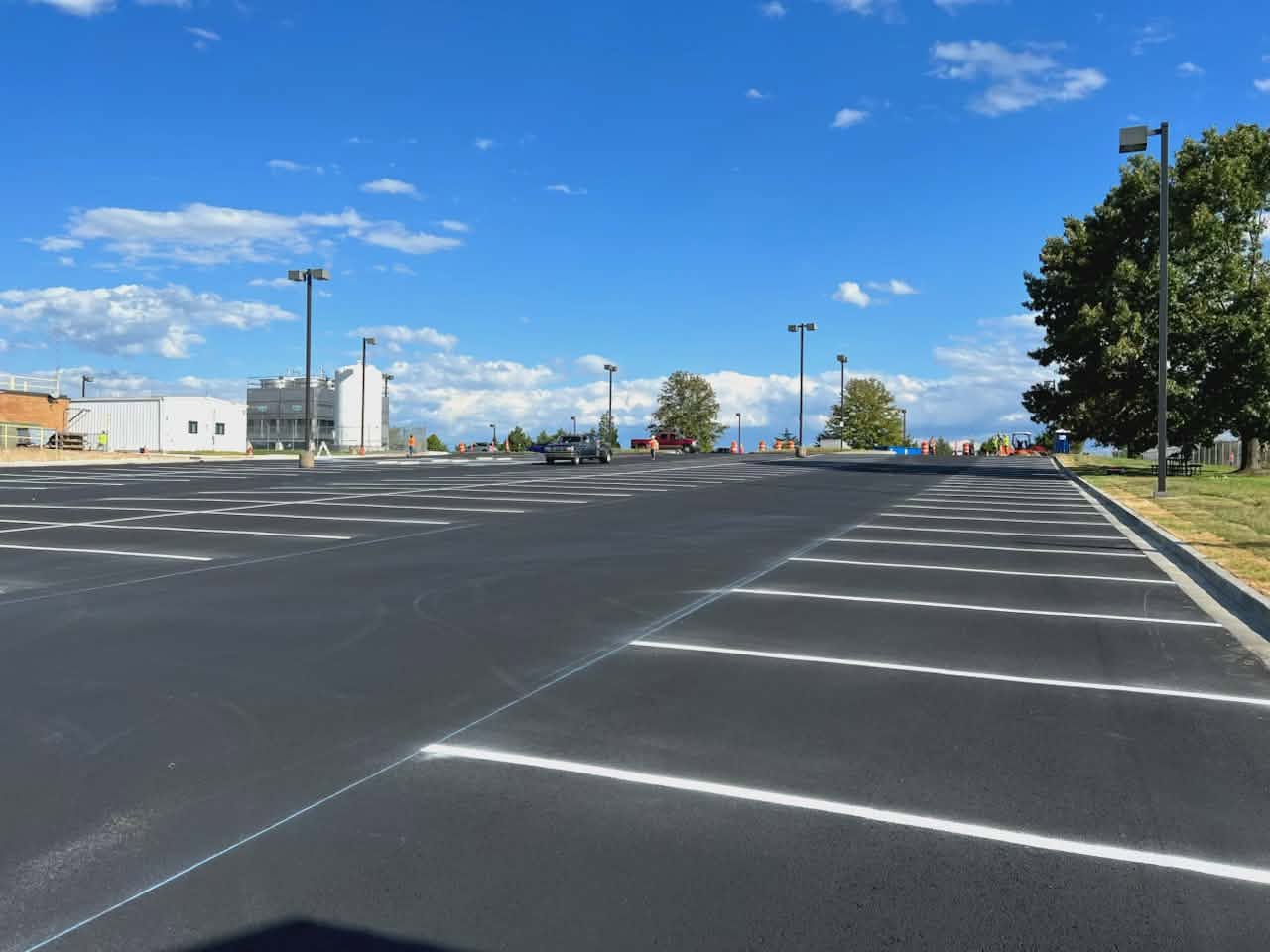 warren asphalt construction inc - parking lot repaving - re do a parking lot with new stripes