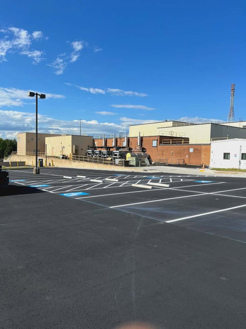 we make your parking lot -- we pave your parking lot -- we stripe your parking lot -- we restripe your parking lot -- warren asphalt -- warren paving -- warren striping birmingham
